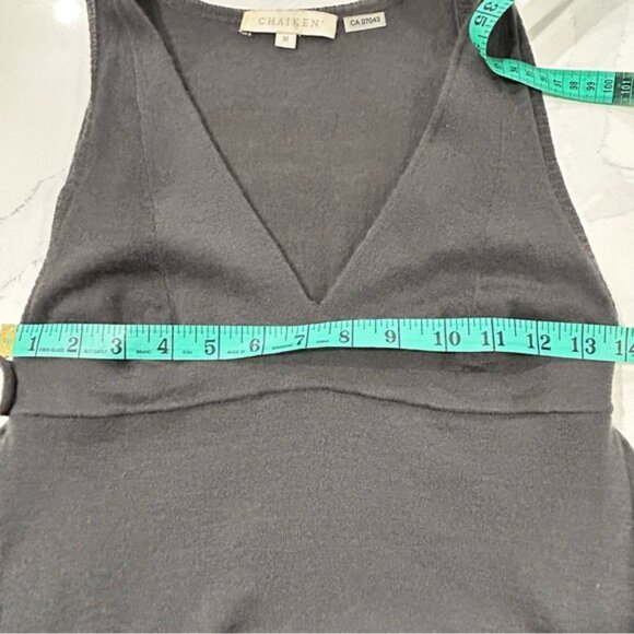 Chaiken 100 Cashmere V Neck Tank - Picture 8 of 8